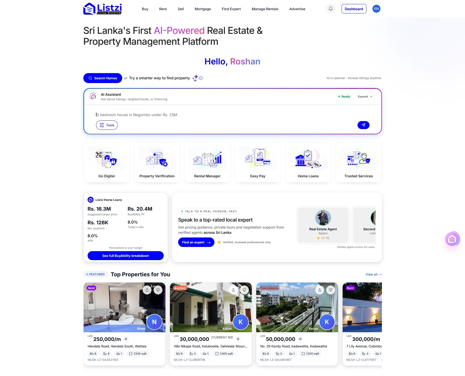 Listzi Real Estate