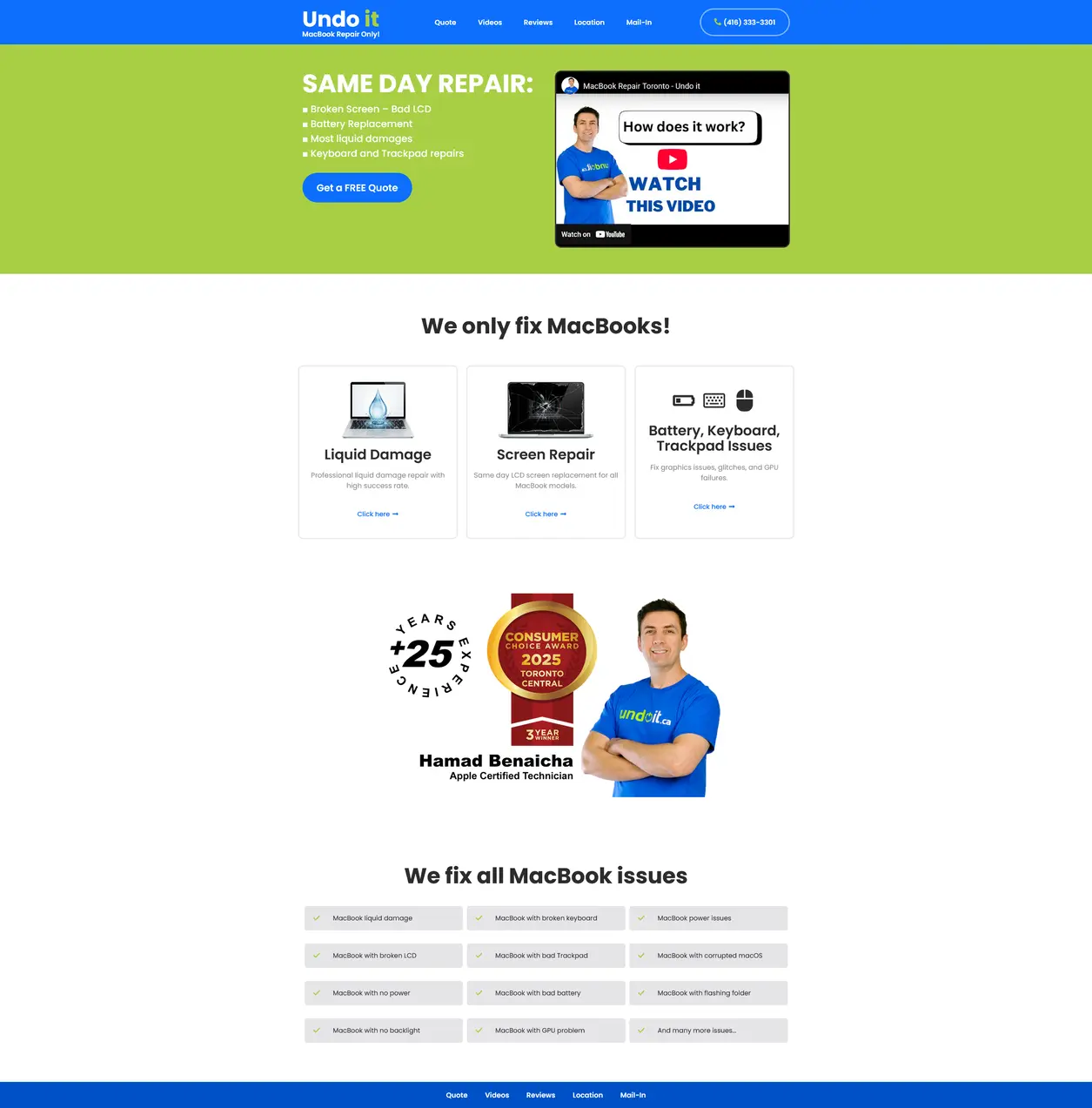 Undoit MacBook Repair